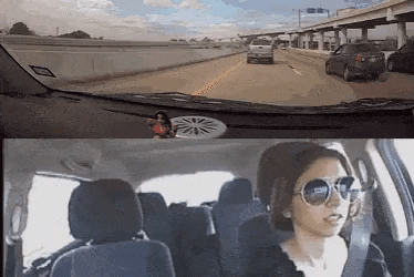 This type of woman driver are very rare in wow gifs