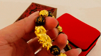 Pulseira Chinesa da Sorte e Riqueza Feng Shui