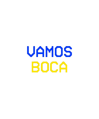 Vamos Boca Sticker by Tato Aguilera for iOS & Android | GIPHY
