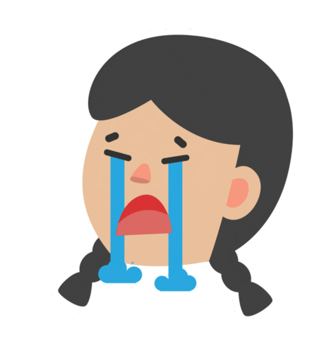 Sad Cry Sticker by Amartha for iOS & Android | GIPHY