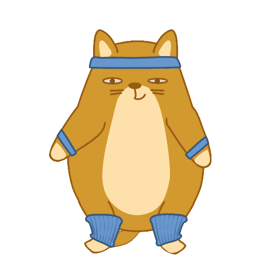 Cat Fitness Sticker by Share It Again for iOS & Android GIPHY