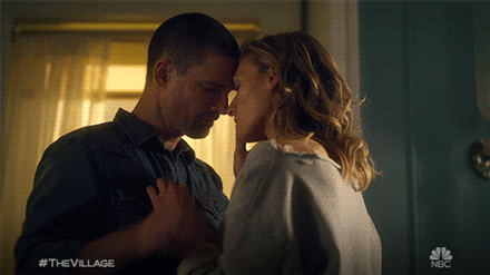 Passionate Kiss GIF by The Village - Find & Share on GIPHY