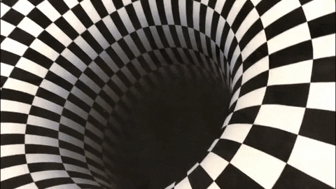 Tapis vortex illusion 3d