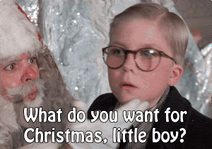 What do you want for Christmas, little boy?