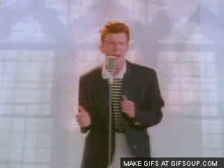 Rick Roll GIF - Find & Share on GIPHY