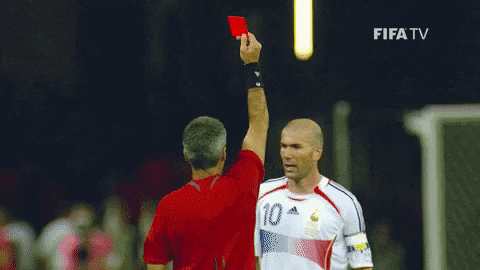 Zidane Red Card