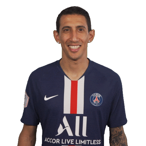 Vamos Di Maria Sticker by Paris Saint-Germain for iOS & Android | GIPHY