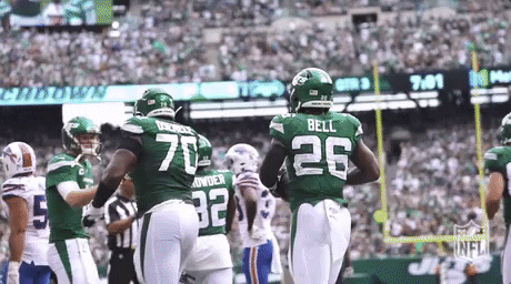 High Five New York Jets GIF by NFL