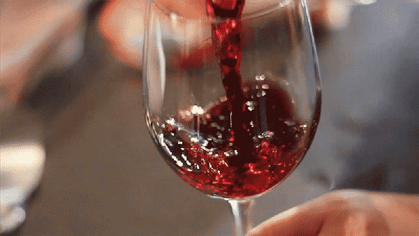 GIF wine pouring in glass 