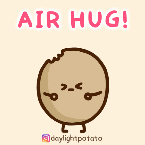 Air hug! GIF