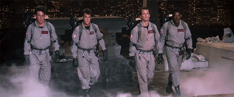 ghostbusters ghosts escape gif