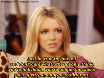 Gif with Brittany Spears saying, 