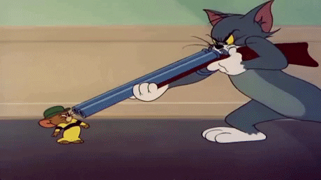 Tom and Jerry fun in funny gifs