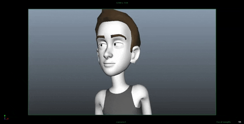 Free 3d character animations from MoCap animated gif