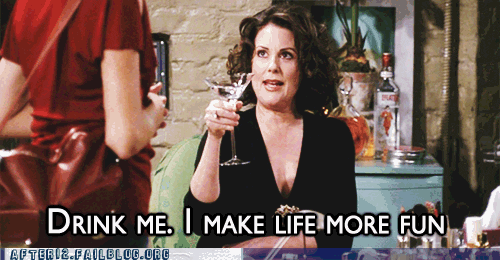 Drunk Will And Grace GIF - Find & Share on GIPHY