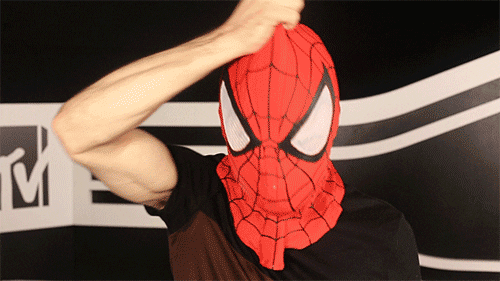 Spider Man Mask GIF by mtv