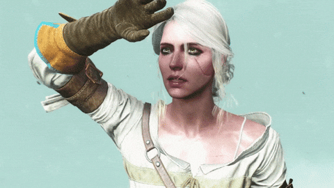 Looking Witcher 3 GIF