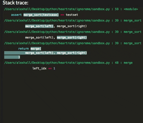 stacktrace