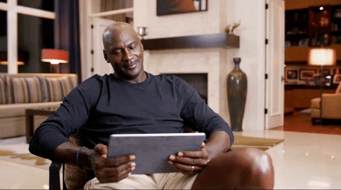 Michael Jordan Lol GIF por ESPN - Encuentra y comparte en GIPHY