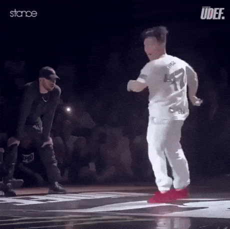 This dude got some serious break dance moves in wow gifs