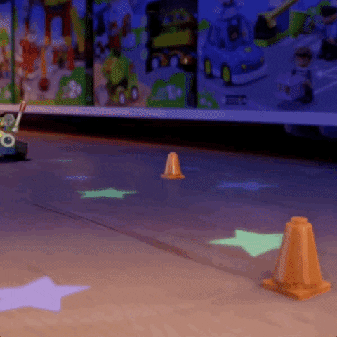 toy story driving car