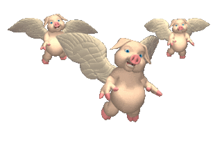 Image result for flying pig animation-