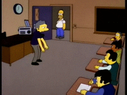dancing the simpsons homer moe shotgun