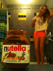 Girl Nutella Gif Find Share On Giphy