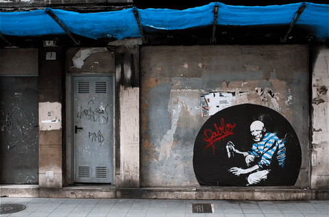 loop artists on tumblr cinemagraph graffiti street art