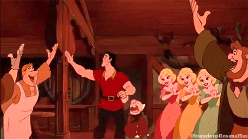 no one drinks like gaston