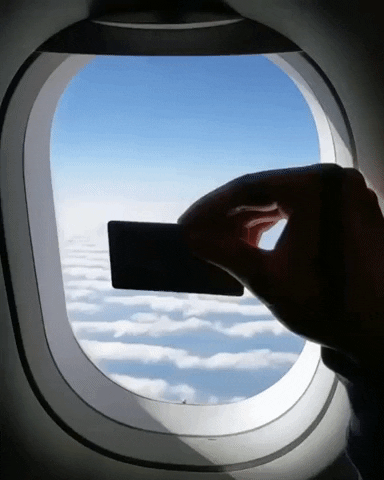 High in the sky in funny gifs