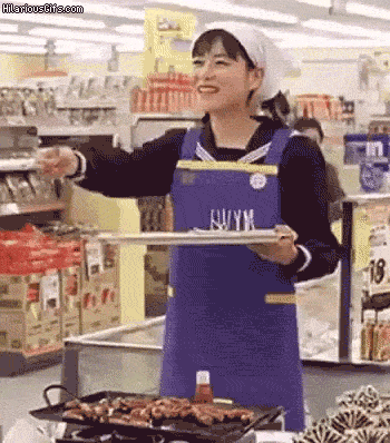 Free samples in funny gifs