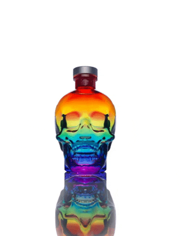 Rainbow Drink GIF by CrystalHeadVodka