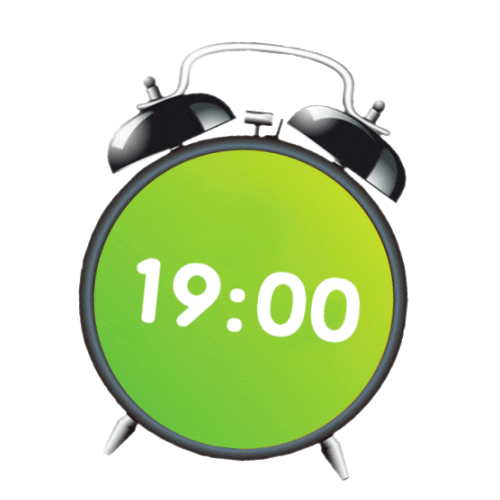 Alarm Clock Time Sticker by Novy Channel for iOS & Android GIPHY