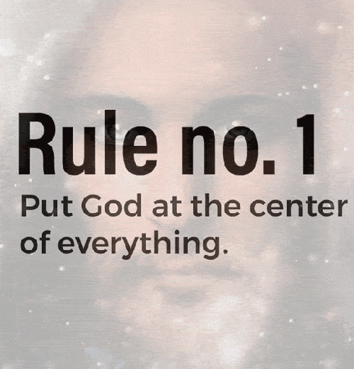 Jesus at the center of everything