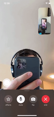 Vlak verlegen zeevruchten This Secret FaceTime Trick Lets You Zoom with Your iPhone's Camera « iOS &  iPhone :: Gadget Hacks