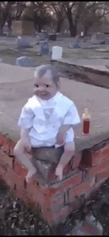 Scariest doll ever in wtf gifs
