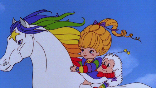 Image result for rainbow brite gif