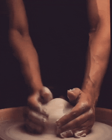 Valentine's Day gif, Pottery making