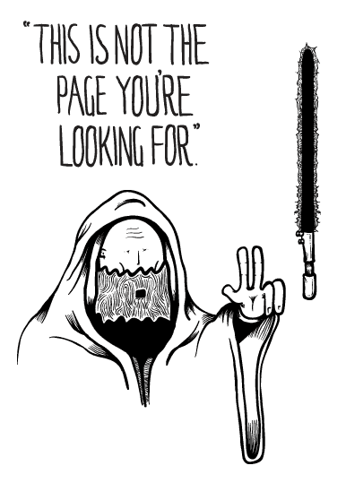 This is not the page that you're looking for