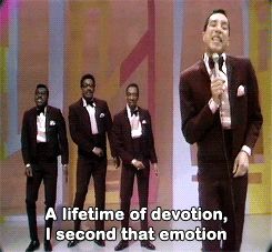 Image result for smokey robinson i second that emotion gif