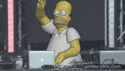 homer belly dancing