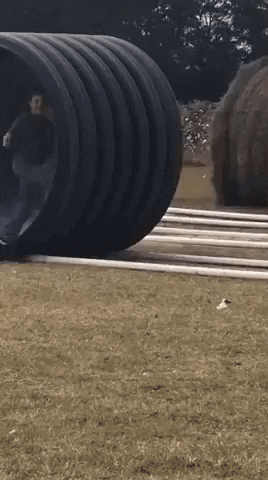 What could go wrong in rolling big tube in fail gifs