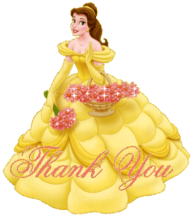 Image result for belle thank you gif