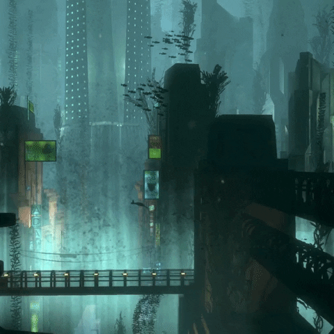 Vista panorámica de Rapture en el primer juego de BioShock.- Blog Hola Telcel