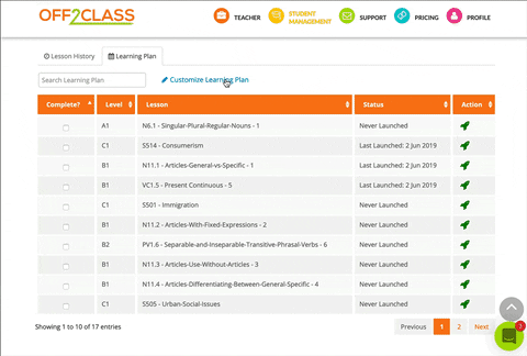 customized ESL learning plans 