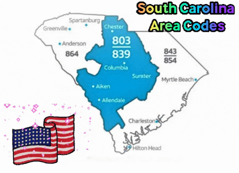South Carolina Area Codes