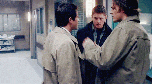 Image result for dean winchester kissing gif