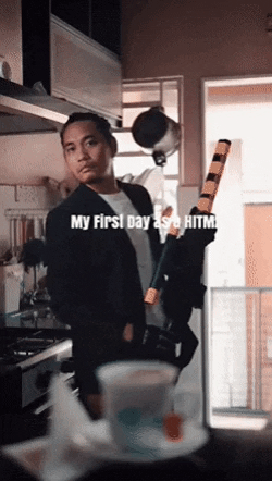 First day at Hitman job in funny gifs