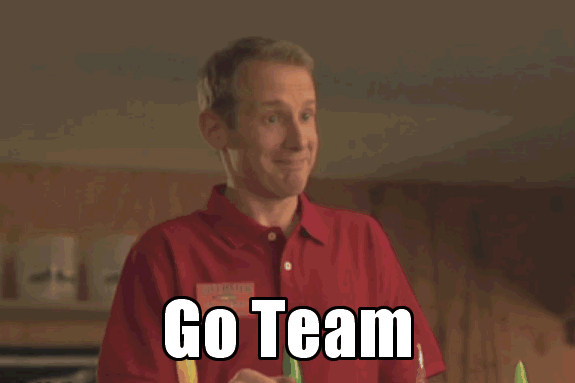 Resultado de imagem para we are a team gif